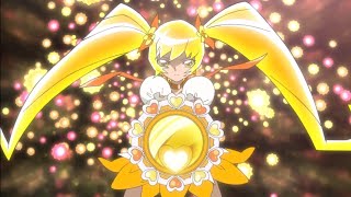 [1080p] Precure Gold Forte Burst! (Cure Sunshine Attack Ver. New)