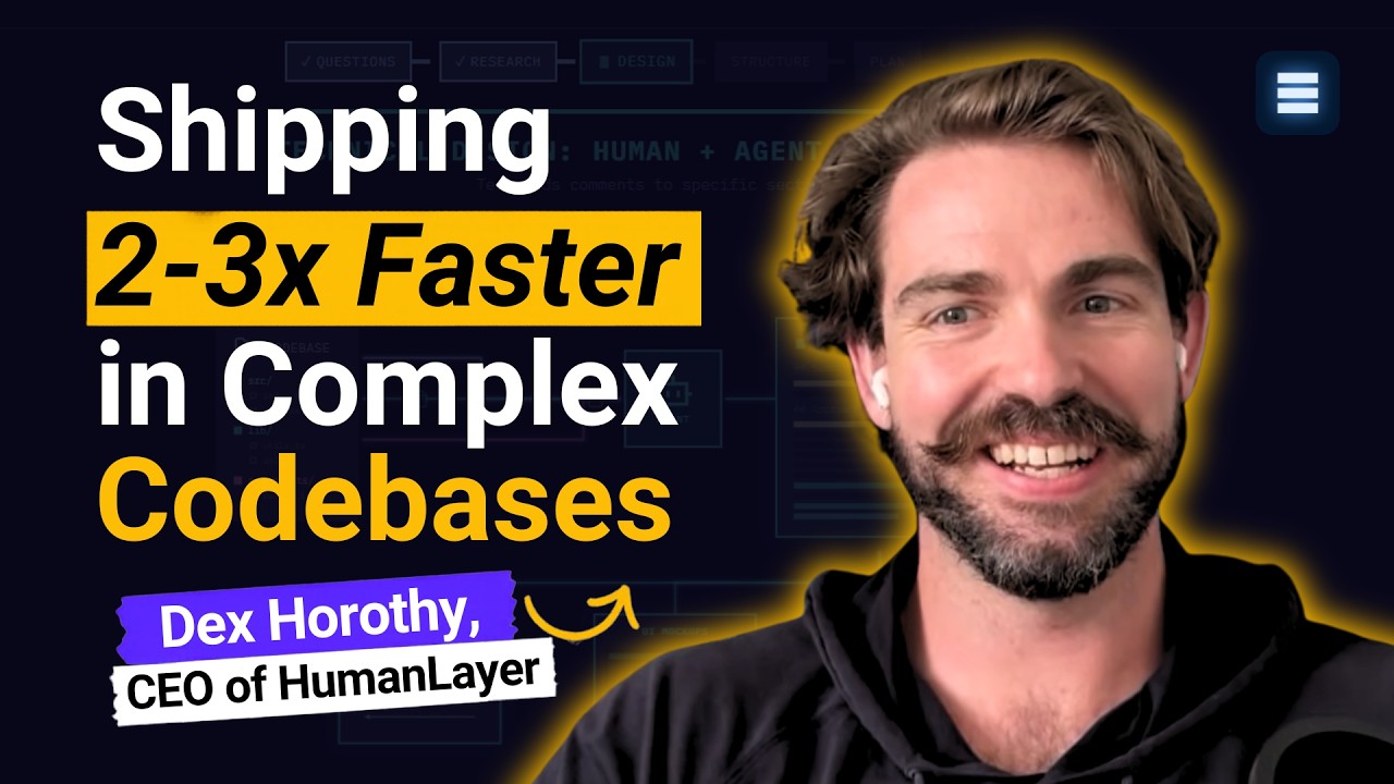 Making Agents Ship in Complex Brownfield Codebases | Dex Horothy, CEO of HumanLayer