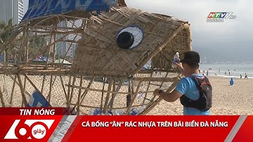 60 Giây - Cá Bống "Ăn" Rác Nhựa Trên Bãi Biển Đà Nẵng