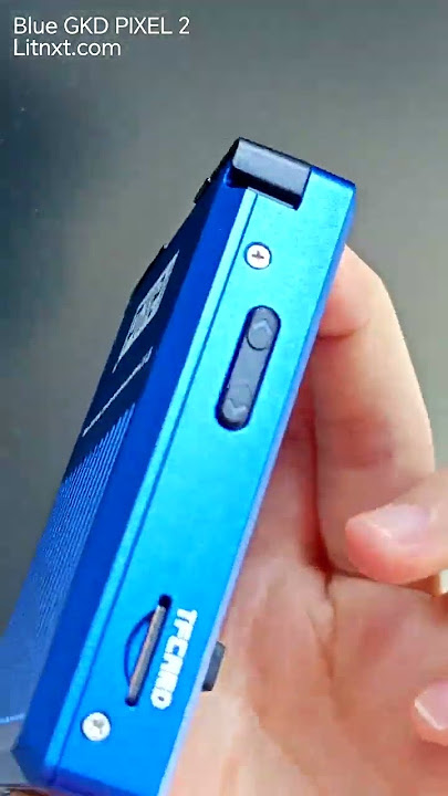 Are you into metallic blue game consoles?#litnxt #retrogames #retrohandheld #gkdpixel2 #gkd
