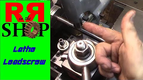 How To Make a Lathe Cross Slide Leadscrew | Clausing 6900 series lathe