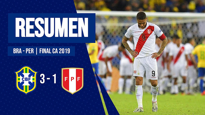 Brasil vs Perú | Final | Copa América 2019