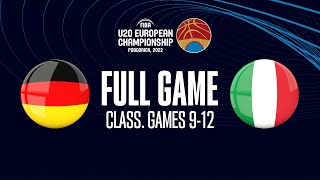 Germany v Italy | Full Basketball Game