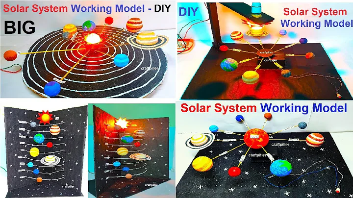 4 best solar system working models science project exhibition 2025 - diy - craftpiller | craftpiller