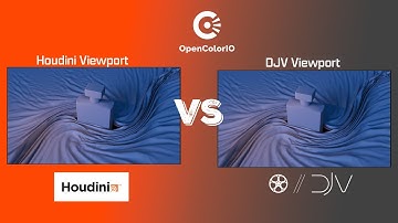 DJV viewport OCIO aces LUT match with houdini viewport aces LUT