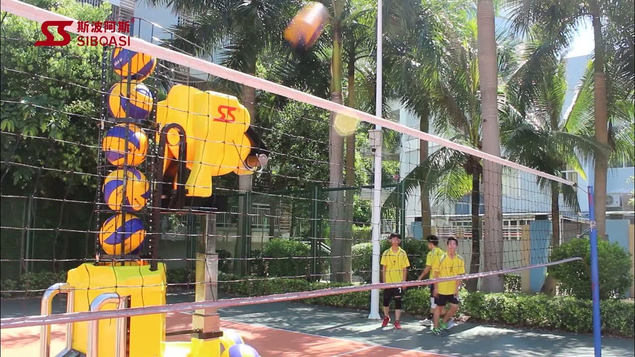 SGS Approved Volleyball Machine Training , Volleyball Passing Machine