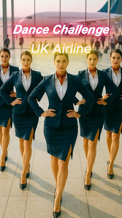 Blurred lines dance UK airline #dance #dancechallenge #blurred
