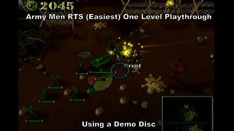 Ps2 Demo Disc 23: Army Men RTS: One Level Playthrough :D #Playstation #Sony #Ps2 #Demo #DemoDisc