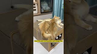 Winning Product Report Hide, Scratch Relax Cat Scratcher And Lounger Box, Feline Paradise Awaits