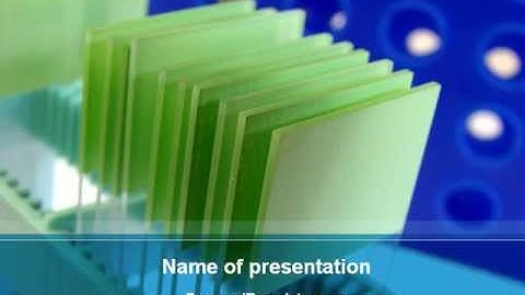Glass Slides PowerPoint Template by PoweredTemplate.com
