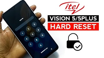 Itel Vision 5/5 Plus hard reset screen unlock 2023 without pc.