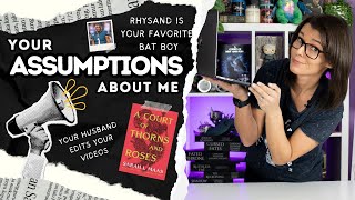 Behind the Books: Reacting to Your Assumptions About My Books, Channel & Life! 📖👀