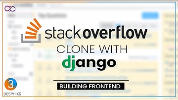 StackOverflow Clone in django,  HTML & CSS FrontEnd Template, Part 3