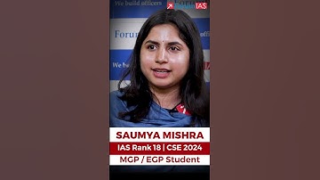 What Should Be the Strategy for CSAT? – Saumya Mishra (AIR 18)