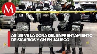 Resguardan zona donde atacaron a elementos de la GN en San Miguel El Alto, Jalisco