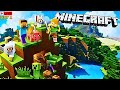 🔴LIVE : EK BANGLA BANE PYARA | BUILDING HOME IN MINECRAFT | DAY 1 OF MINECRAFT SURVIVAL #minecraft