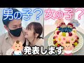 赤ちゃんの性別をサプライズで発表します！