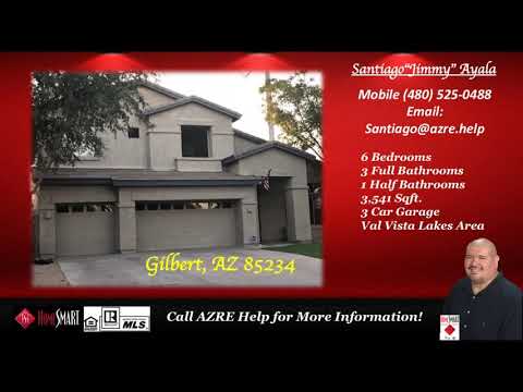 4 BR homes in the Val Vista Lakes Elementary school district Gilbert AZ 85234 with pool