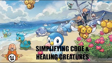 Simplifying Code & Healing Party - #22 Pokémon Clone Unreal Engine 5.1 Tutorial
