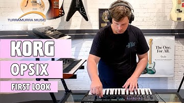 Korg OPSIX Altered FM Synthesizer - First look at Turra Music