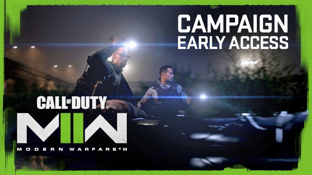Call Of Duty: Modern Warfare 2 Campaign Early Access Release Date