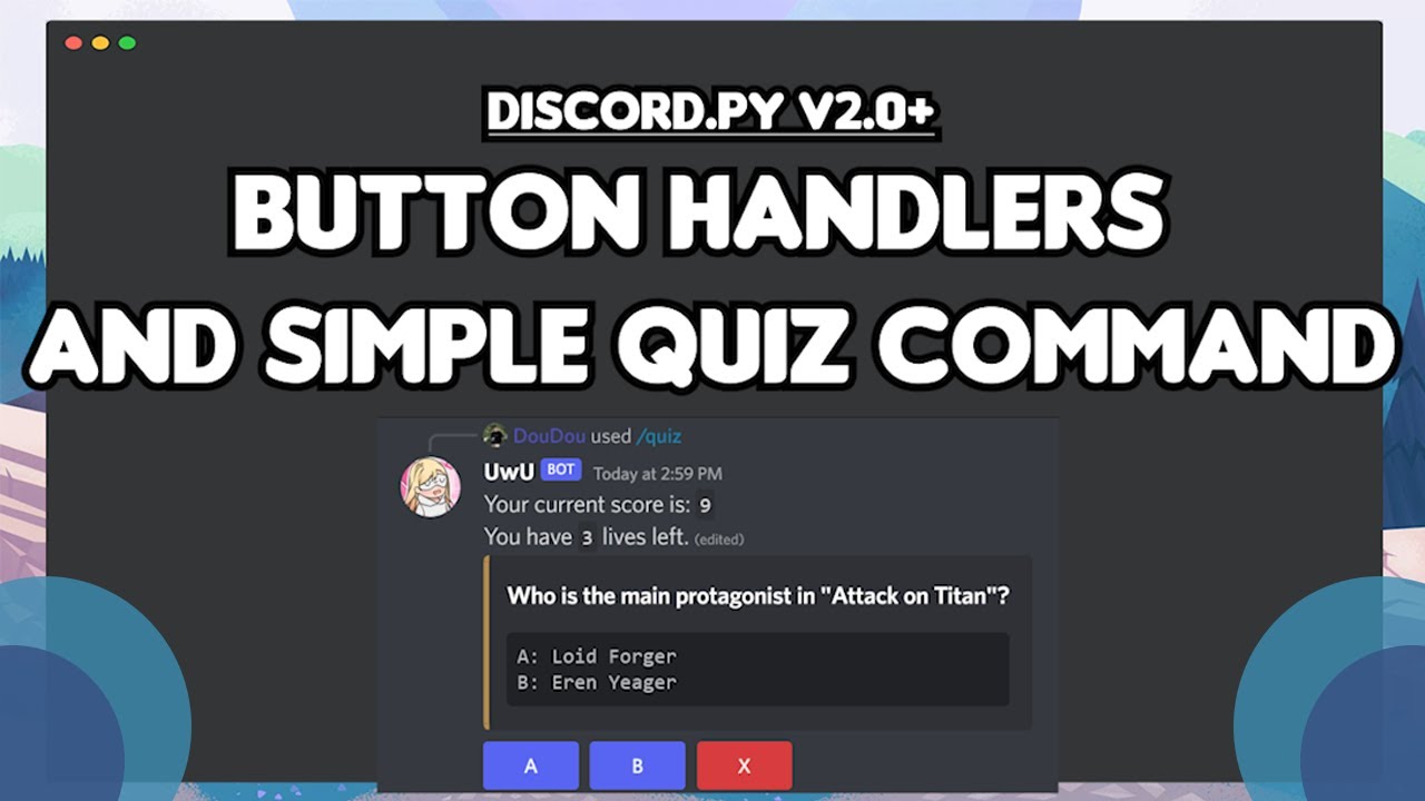 Discord buttons