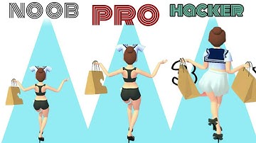 noob vs pro vs hacker vs god. shopaholic Go gameplay