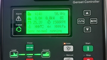 SmartGen Genset controller HGM6110N Signal factory settings