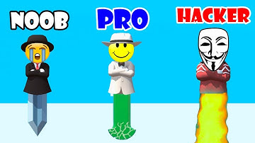 Mr. Slice (ASMR Game) - NOOB vs PRO vs HACKER