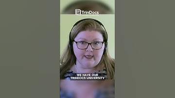 How Does TrinDocs Streamline Implementations and Training With Best-in-Class User Support? #shorts