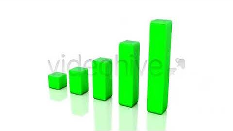 3D Bar Chart Growing - Solid Color + AE File | Motion Graphics - Envato elements