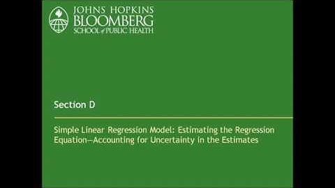 Biostatistics course lecture 06 part D (Johns Hopkins University) كورس كامل الاحصاء الطبي