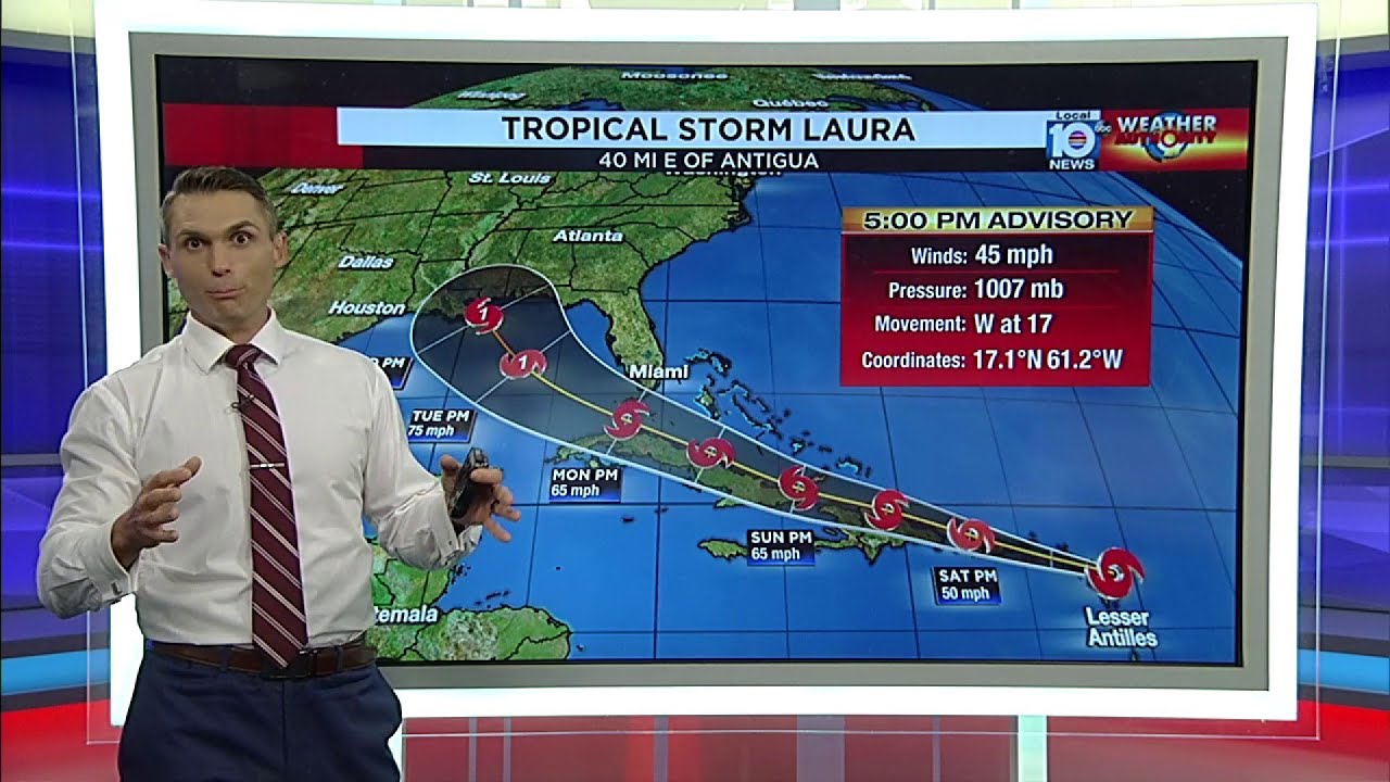 Tropical Storm Laura forecast puts Florida Keys on alert - YouTube