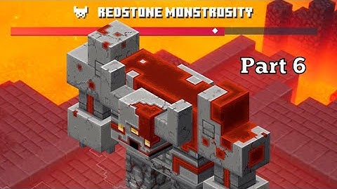 REDSTONE MONSTROSITY BOSS | Minecraft Dungeons #6