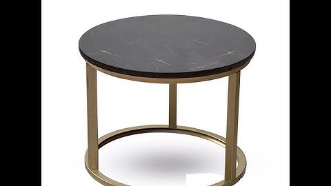 Vẽ bàn trà mặt đá trong sketchup