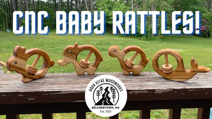 How To Make Wooden Baby Rattles / Woodworking 