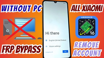 WITHOUT PC - Xiaomi redmi a5 frp bypass, Account Google Remove ANDROID 15 - 16