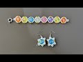 ✨How To Make🤩Stylist Big Crystal Candy 🍬 Beaded Bracelet &amp; Earrings Tutorial 🫶 Very Easy