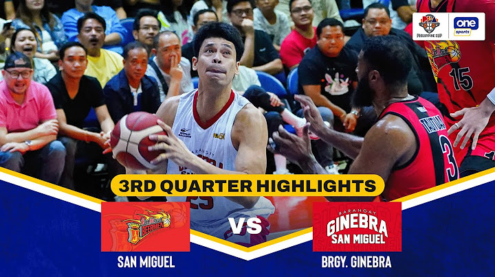 SAN MIGUEL vs. BRGY. GINEBRA | 3RD QUARTER HIGHLIGHTS | SEMIFINALS G7 | PBA SEASON 49 PHILIPPINE CUP