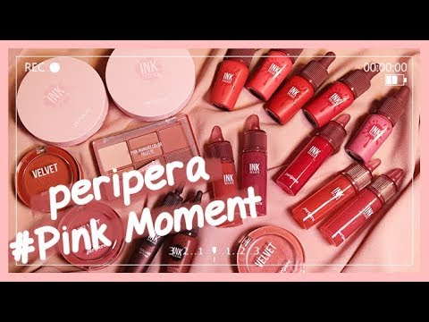 [광고❌]✨신상✨페리페라 핑크의 순간 전제품 리뷰!!! /Peripera Pink Moment| LINDS린즈