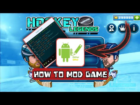 Como Hackear Jogos Pelo Apk Editor  How To Mod Game Hockey Legends on  Mobile 