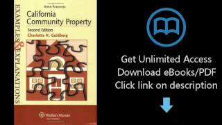 Download California Community Property Examples & Explanations PDF