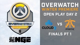 Part 1 Cloud9 vs Fnatic Finals Open Play Day 2 - Overwatch Winter Premiere