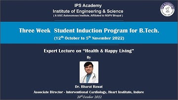 Student Induction Program 2022 - Institute of Engineering & Science, IPS Academy, Indore - Day 7