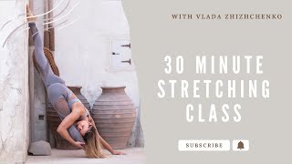 30 minute express stretching class FRONT SPLITS with Vlada 