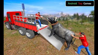 شاحنة نقل حيوانات - العاب اندرويد - العاب شاحنات | Simulator Farm Animals Transporter Truck screenshot 2