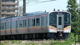 E129系B5編成　信越本線上り普通436M　新潟→長岡