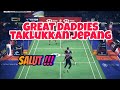 SALUT UNTUK Great Daddies!! Sikat Andalan Jepang. INA vs JPN - Badminton Ganda Putra: Ahsan/Hendra
