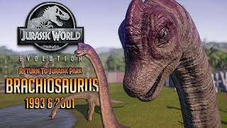 jurassic world evolution brachiosaurus
