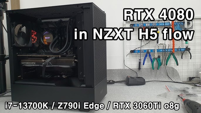 NZXT H5 Flow Whiteout Build with i7-13700k + RTX 4080 (Mr. Gibbon